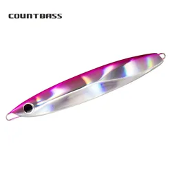 COUNTBASS 60g 80g 100g 120g  Jigging Fishing Lures, Saltwater Slide Jigs Leurre Metal Fish Bait Snapper Lure