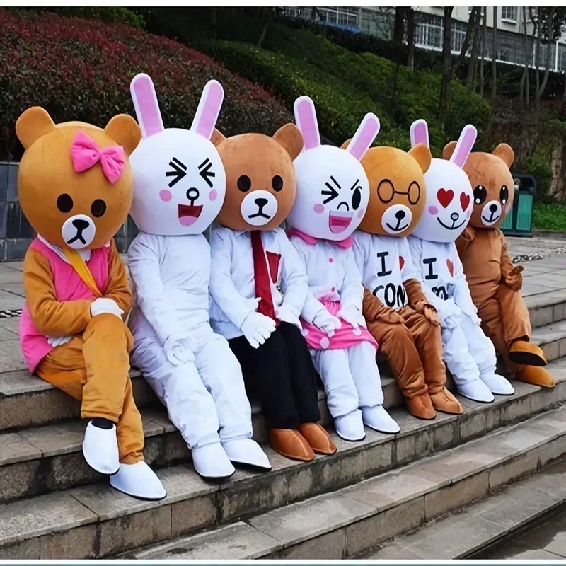 Brown Bear Mascot Costume Cartoon Characters Animal Carnival Activities Cosplay Identity V Cosplay