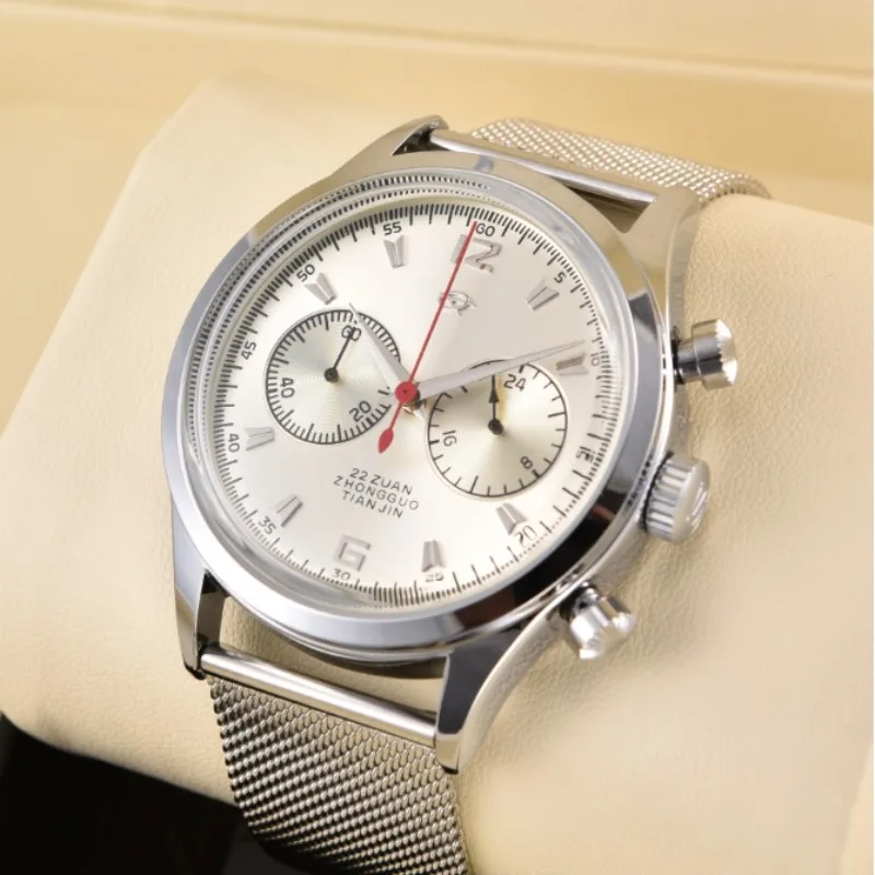 

Men's watches 1963 pilot automatic watch 42mm waterproof retro quartz chronograph vintage dress watch
