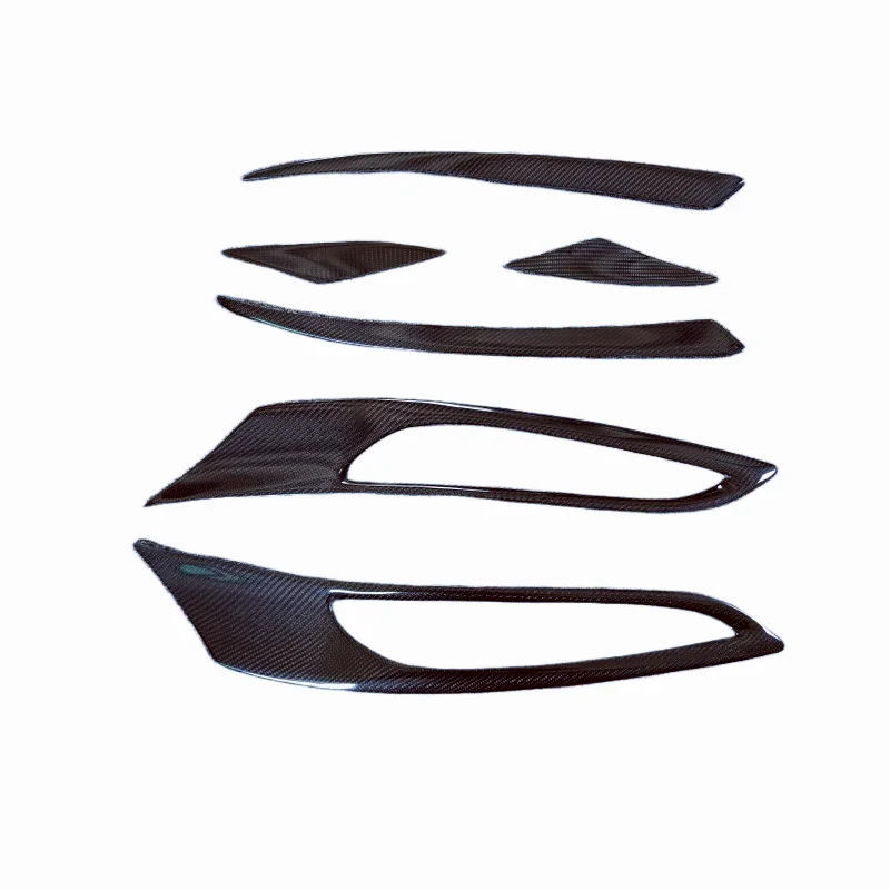 

High Quality Carbon Fiber M-style Hood Vent Leaf Panel Decorative Strip 6-piece Set for the 2017-2020 Ferrari 812 Body Kit