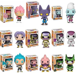 Funko POP Anime Dragon Ballet Z Goku 9# Trunks 107# Zamasu 316# Majin Buu 111# Beerus 120# Vinyl Action Figure Toys Child Gifts