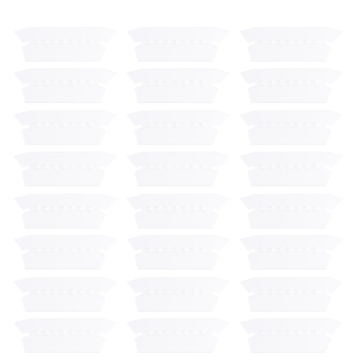 

100 Pcs Folder Label Transparent Tabs Hanging Clear File Labels Reusable Classification Sign