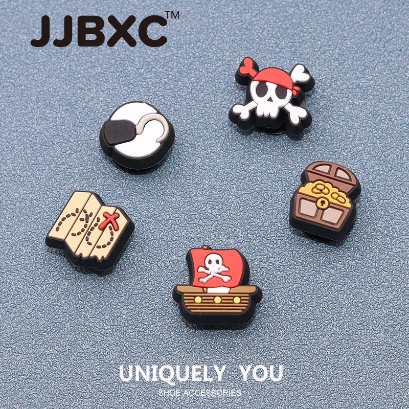 JJBXC CHARM Shoe Buckle Shoe Accessories Cartoon Treasure Box DIY Fashion Shoes Accessories Suitable for cross Shoes