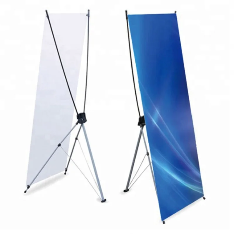 DD Advertising Banner Portable and Adjustable Banners Stand Aluminum 80 X 180cm Poster Display for Exhibitions and Promotions