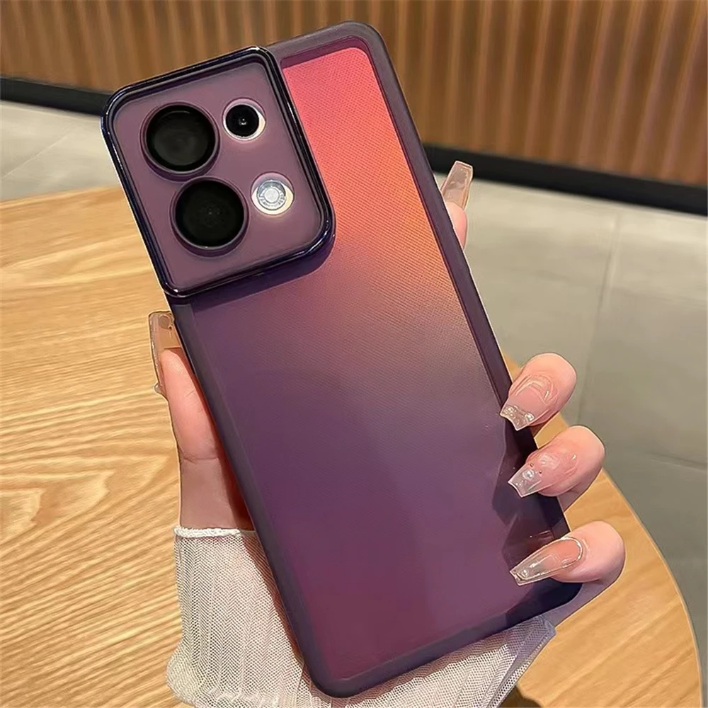 Transparent Soft Silicon Phone Case For Oppo Reno 5 6 8 Find X3 Lite X5 X6 X7 Pro Ultra Metal Lens Full Protective Shell Cover