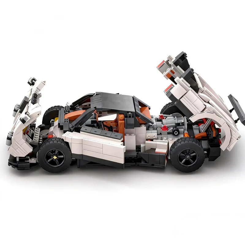 

MOC-202269 Классические строительные блоки родстера, вдохновленные винтажным стилем 2000GT, сделай сам, украшение для стола, игрушка-головоломка, идеальный рождественский подарок