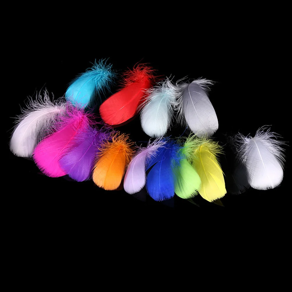 

300Pcs Mixed Natural DIY Plumes for Wedding Drift Craft Hair Accessory Home Decorations Stage Dress Sewing