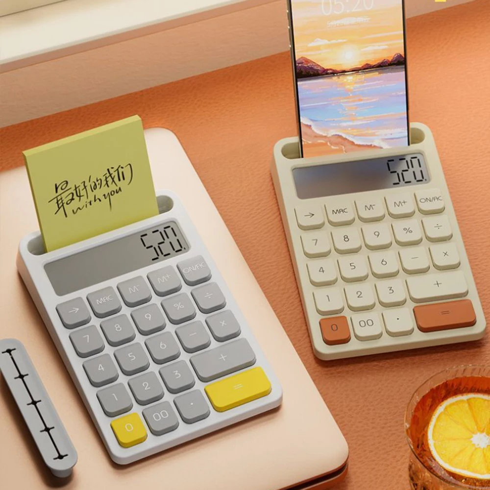 جديد سلم مفتاح حاسبة المحاسبة مكتب الطالب آلة حاسبة مالية خاصة لطيف متعدد الوظائف تخزين تخزين آلة حاسبة