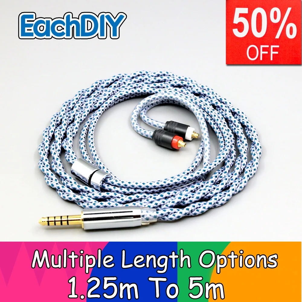 التدريع سماعة كابل 99% الفضة النقية مزيج الجرافين OCC لسوني IER-M7 IER-Z1R IER-M9 LN008639