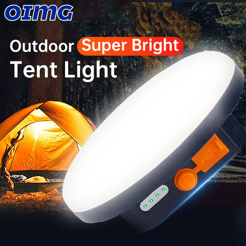 7200Mah Oplaadbare Lantaarn Draagbare Magneet Noodverlichting Kampeeruitrusting Opknoping Tentlamp Krachtige Outdoor Led Werklamp