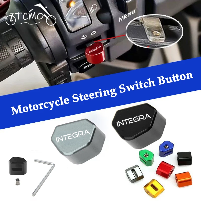

For Honda Integra 700 750 DCT NC750 NC700 CNC Aluminum Motorcycle Switch Button Turn Signal Switch Key Cap