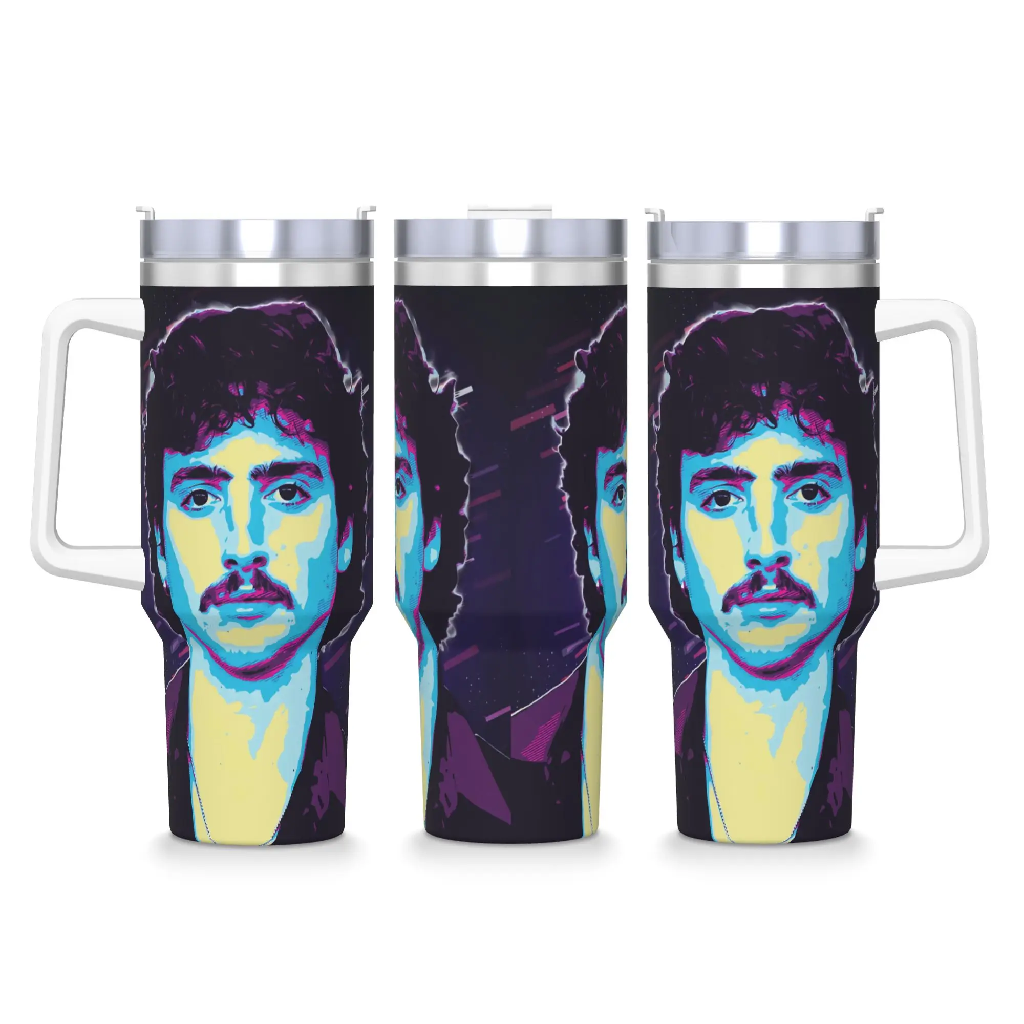 

BensonBoone Stainless Steel Tumbler Travel Mugs Cup 40oz Thermal Mug Keep Heat Cold and Hot Milk Tea Water Bottle