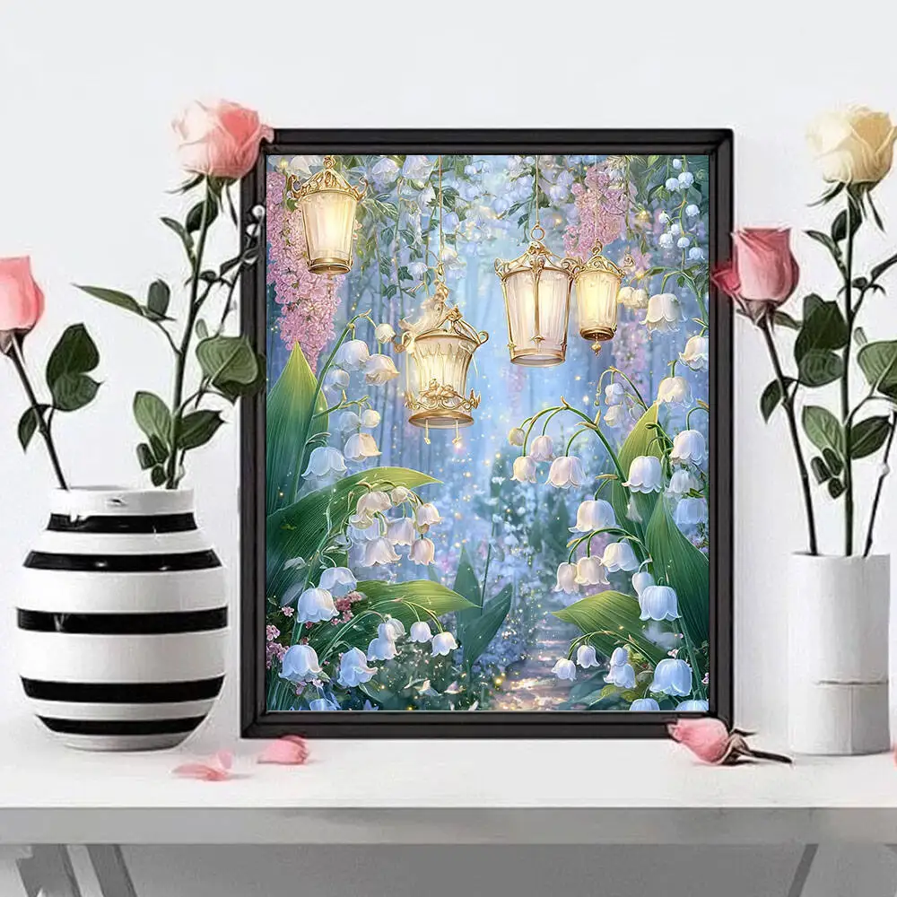 ديزني الماس اللوحة الكرتون حورية البحر الصغيرة DIY 5D فسيفساء عرض ارييل الأسماك جدار الفن ديكور المنزل #3