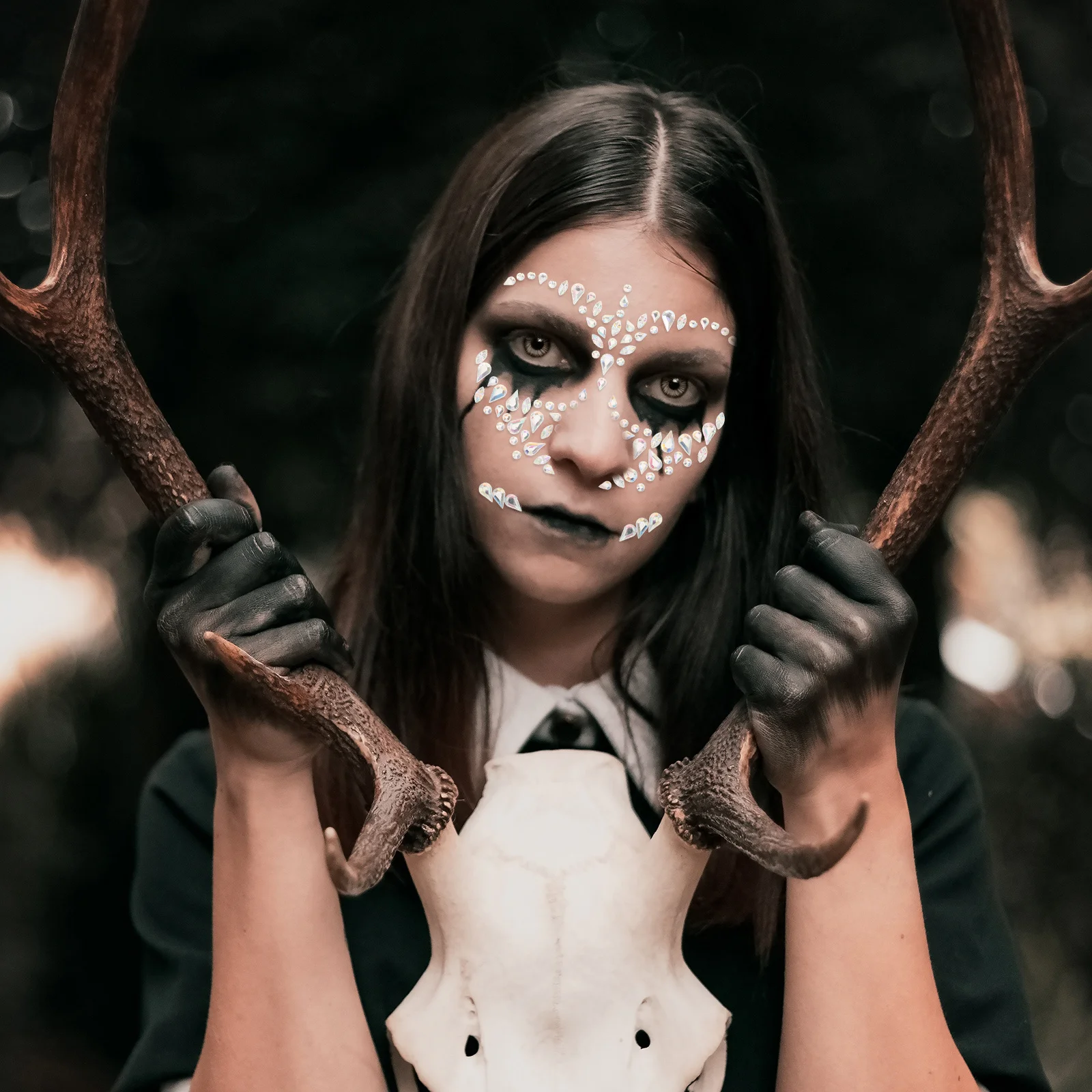 

5 Sets Face Jewels Gems Body Stickers Festival Accessories Halloween Rhinestones