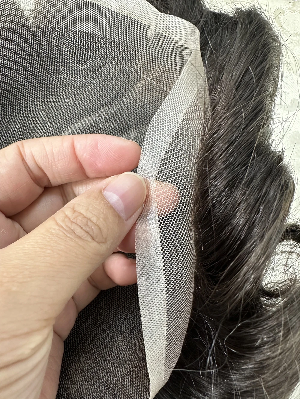 

New Men's Hairpiece Full Lace Men Toupee Human Hair Wigs With Bleached Knots Swiss Lace Men's Hair Prosthesis Natural Hairline