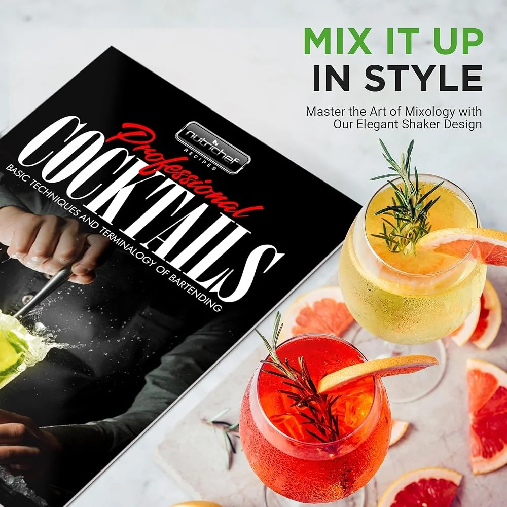 المهنية نادل مجموعة كوكتيل شاكر الوالج بار ملعقة خلاط الفولاذ المقاوم للصدأ أدوات الاستخدام المنزلي والتجاري