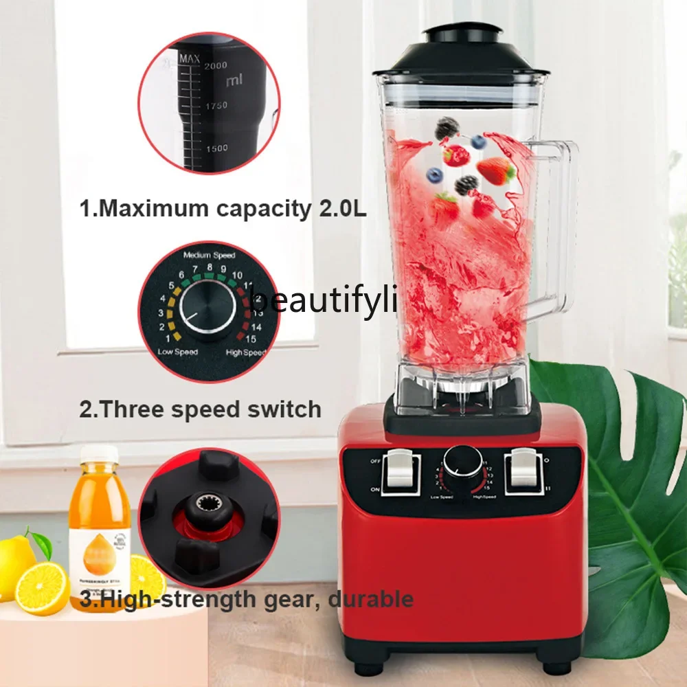 Asmt42 Household smoothie machine shaved ice crushed ice juicing milkshake stirring juice broken wall soy milk cooking machine