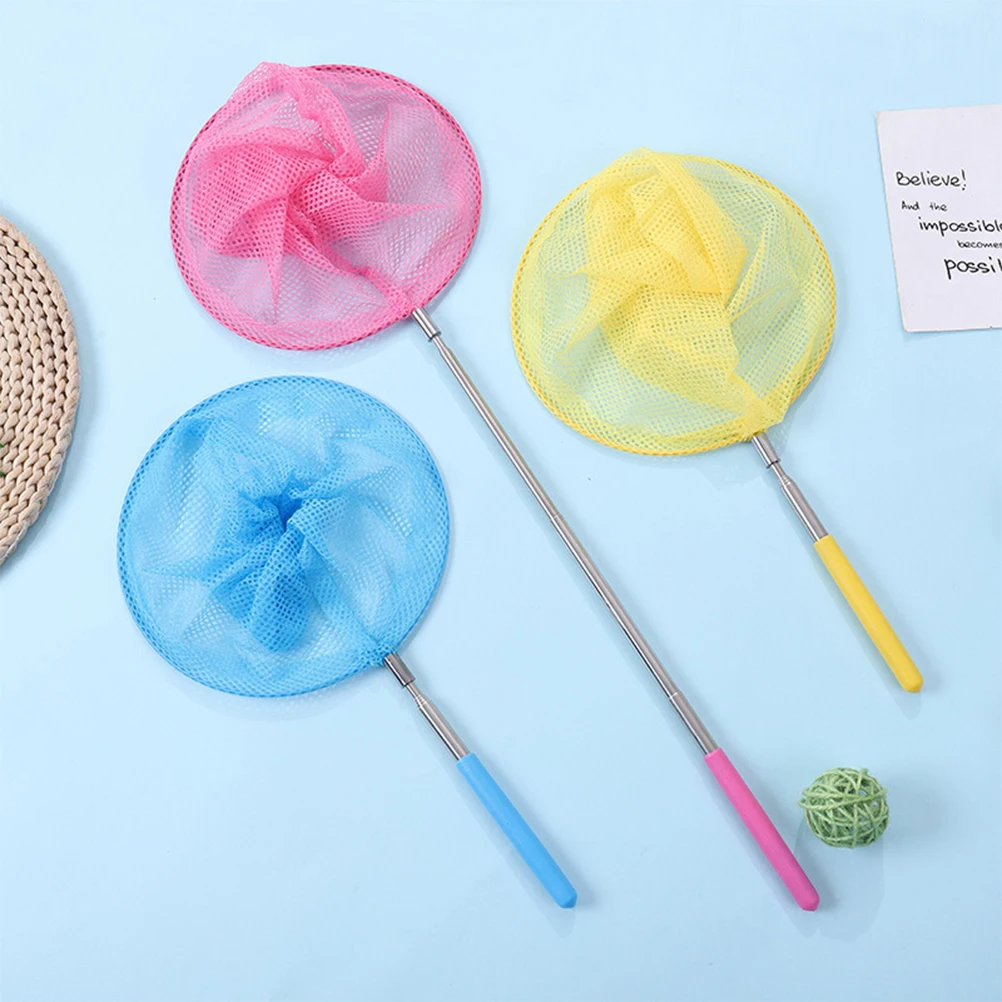 

5pcs Insect Catching Net Retractable Extendable Telescopic Lightweight Kids Toys Bugs Butterflies Small Fish Stainless Steel