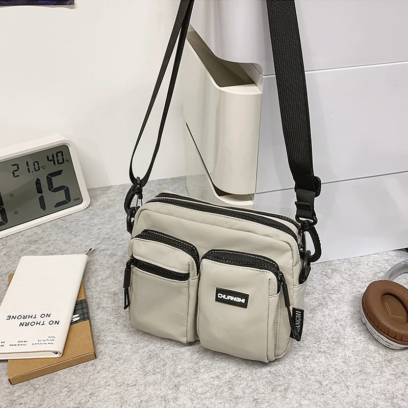 

Men's Small Crossbody Bag Waterproof Nylon Shoulder Sling Handbag Fashional Luxury Designer Fanny Pack for Casual Use