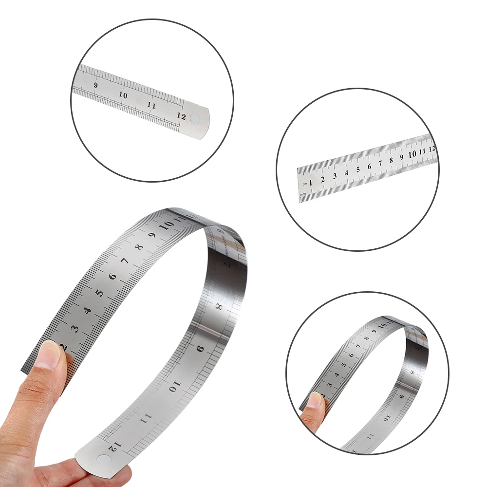 アルミニウム金属製の三角形のスケール、技術定規、技術工学、エンジニア、12 "、30cm