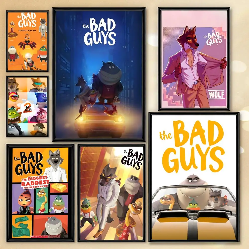 2Popular cartoons The B-Bad G-Guys 2 Desk Area Makeover Desk Wall Upgrade Clean Minimalist Vibe Easy Room Styling Bedroom Poster