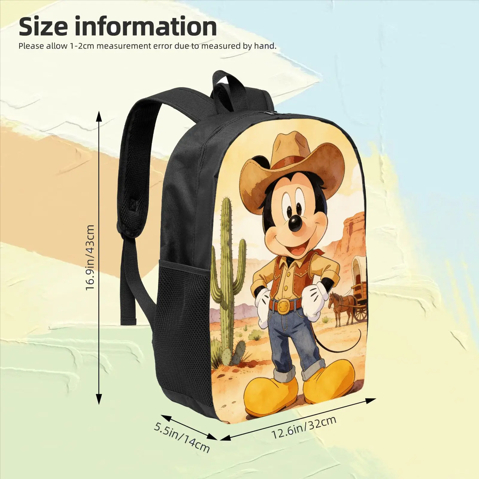 حقيبة ظهر ديزني مكونة من قطعة واحدة، حقيبة كاجوال، سعة كبيرة، هدية عالية الجودة، للاستخدام اليومي الشخصي