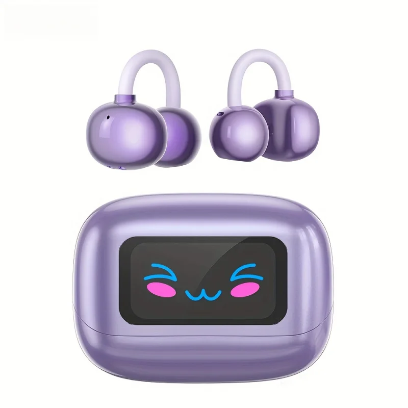 سماعة رأس MS199 مفتوحة، وضع ألعاب منخفض الكمون، تصميم مريح ومريح، مشبك أذن للموسيقى الرياضية