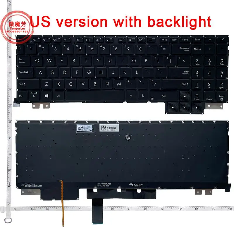 

New US Keyboard For Asus ProArt Studiobook 16 H5600 W5600 H7600 W7600 H5600Q H7600Z W7600H UX7602Z Laptop keyboard Backlit