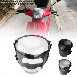 Lampe frontale en verre pour scooter, couvercle d'éclairage de sauna, lampe frontale pour Piaggio Zip 100, 98, 4T, 125, 124, 50, 49, 2T, AC 50, 49, 4T, 50, 2T, DT, LC, SP, éventuelles 2