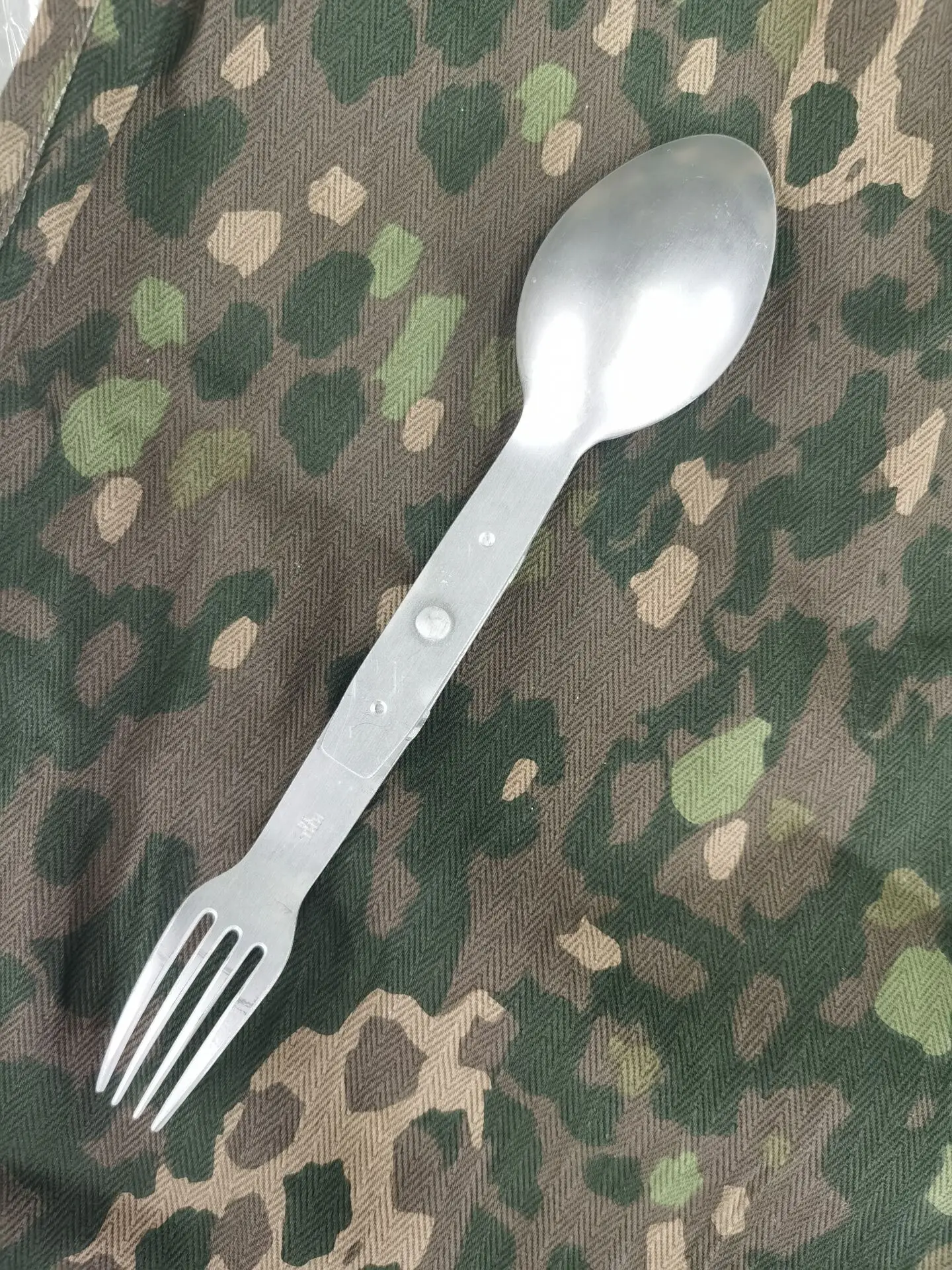 ww2 Spoon, fork, cutlery, aluminum, new, replica ，  Prussia