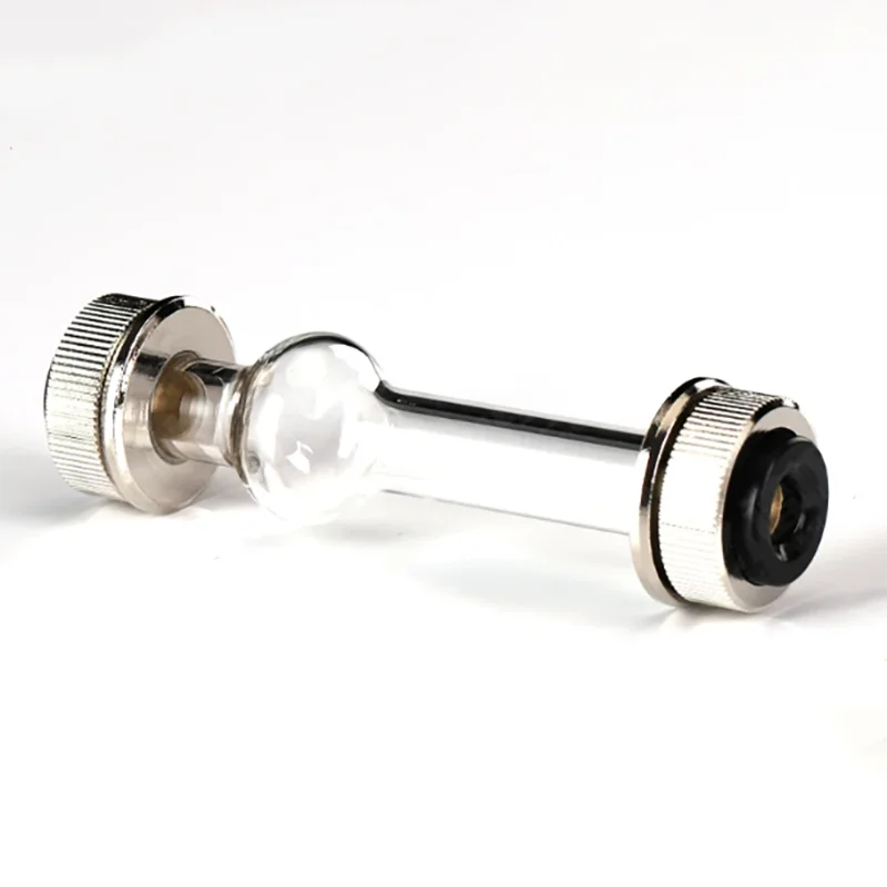 Polarimeter tube, bubble type, high temperature and acid-alkali resistant, high light transmittance, 50/100/200mm polarimeter