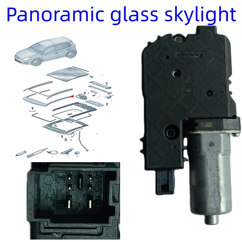 كوة بولو/ديربي/Vento-IND زجاجية بانورامية جديدة!/إي أب! محرك فتحة السقف 6R0959591B محرك رفع زجاجي فتحة السقف 2010-2018