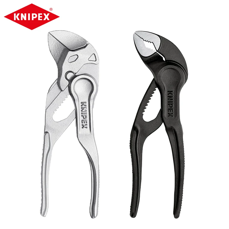 KNIPEX 87 00 100 Cobra XS Mini Water Pump Plier 86 04 100 Pliers Wrench 4\'\' 2Pcs Set