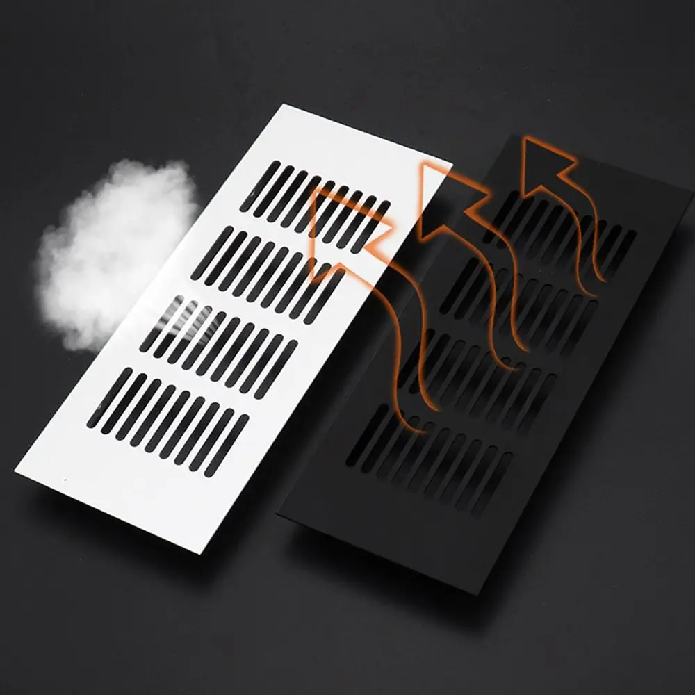 Aluminum Alloy Cabinet Air Vent Ventilator Grille Decor Cover Closet Shoe Wardrobe Mesh Hole Cover Hardware Accessories