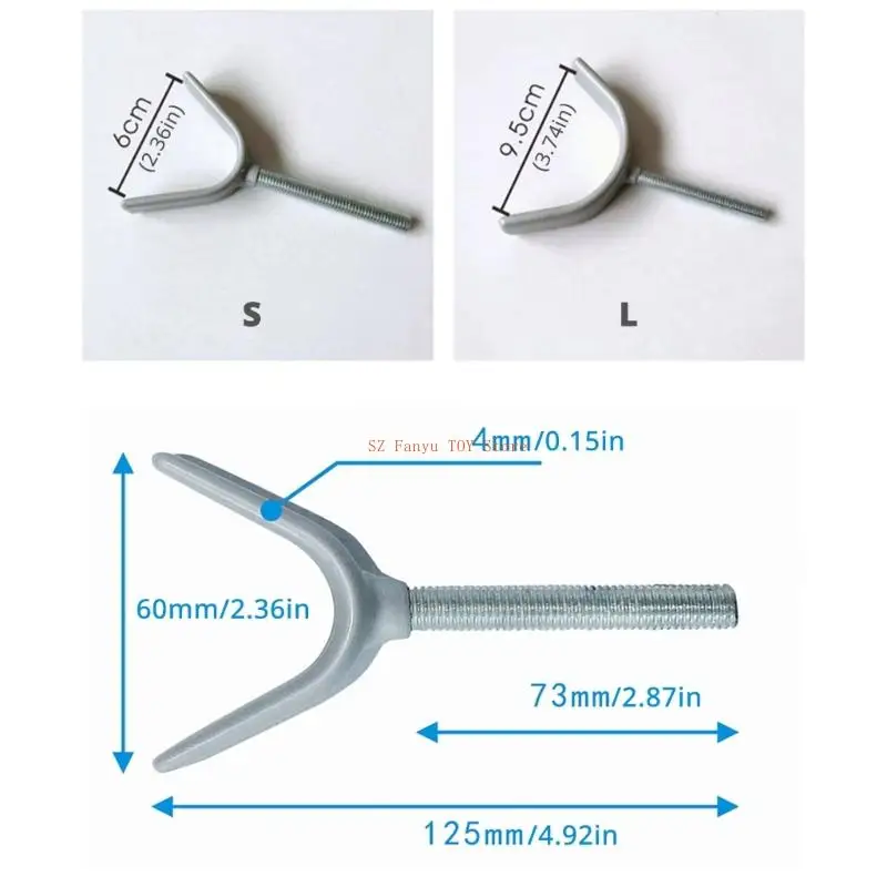 Adattatori per asta mandrino 96GC Y Confezione da 2 pezzi per cancelletto sicurezza per scale con design facile in
