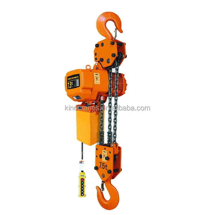 

0.5t Motorized Hoist Running Trolley Electric Lifting Battery Chain Pulley Portable Chain Hoist