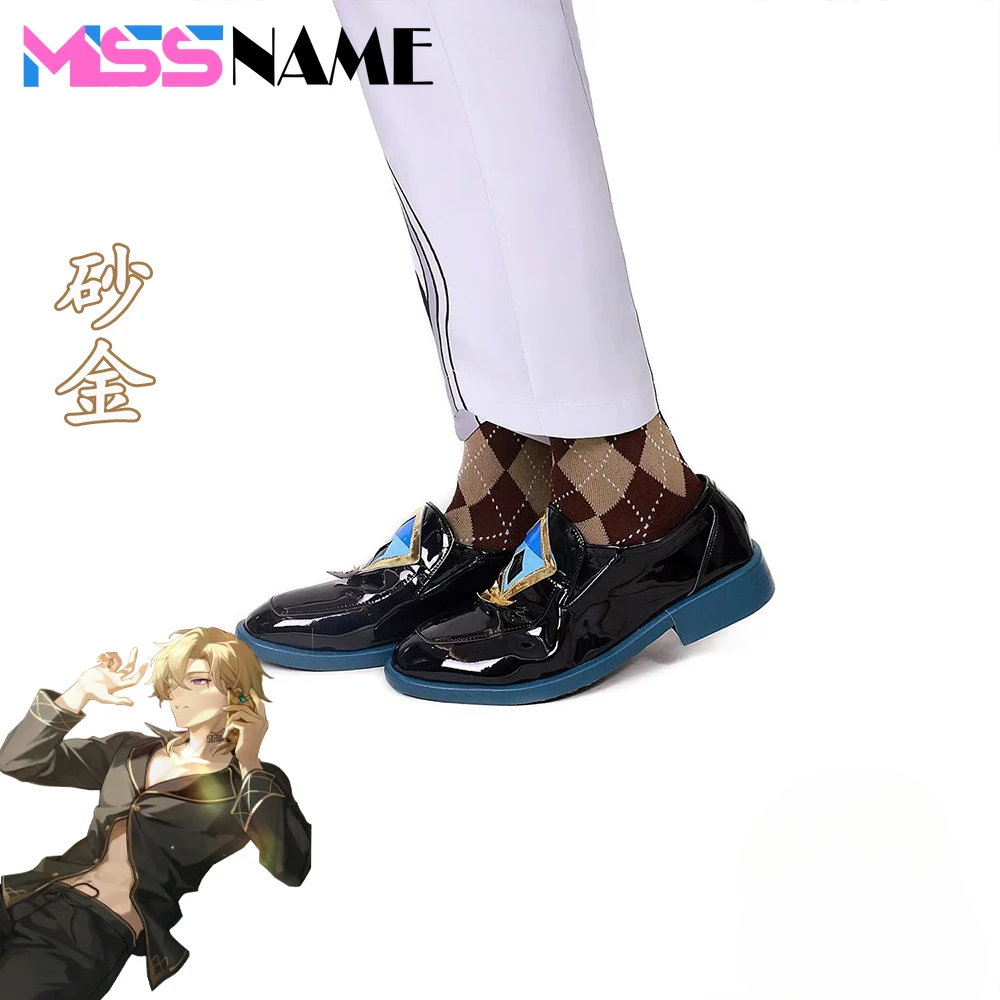 

Honkai Star Rail Aventurine Cosplay Boots Comic Anime Halloween Party Game Cosplay Shoes Prop