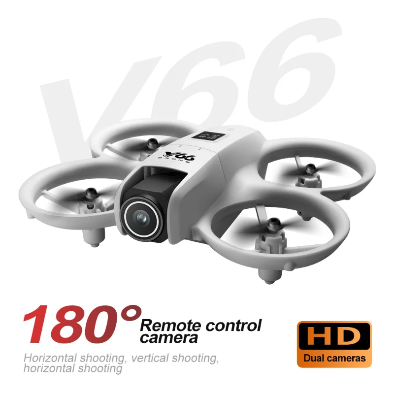 طائرة Xiaomi V66 Mini Drone 8K HD كاميرا مزدوجة 5 اتجاهات لتجنب العوائق قابلة للطي أجهزة الاستقبال عن بعد للتصوير الجوي الاحترافي 2025