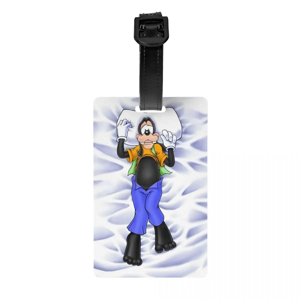 

Custom Goofy Goof Luggage Tags for Suitcases Fashion Anime Cartoon Baggage Tags Privacy Cover Name ID Card