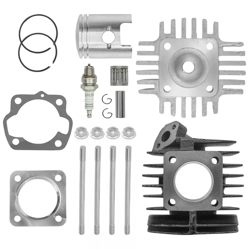 

AASS-Caltric Cylinder Kit For Suzuki JR50 1985-2006 Top End Rebuild Kit 11111-04001,12110-35613-0F0
