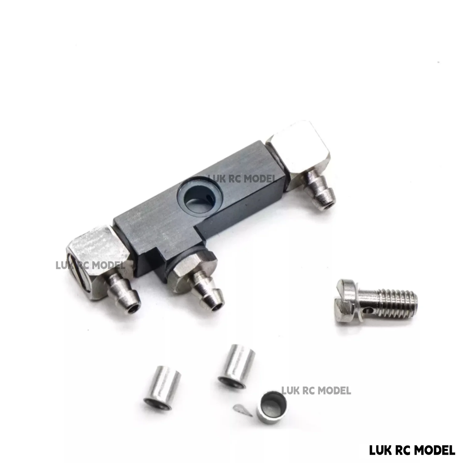 DoubleE E010/111 Block Bucket Oil Distributor Block Universal Model Accessory RC Excavator DIY Model Original Parts