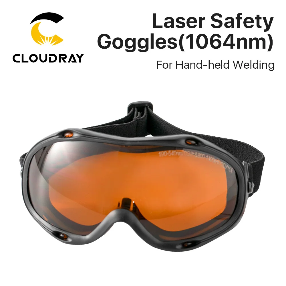 Cloudray Fiber Welding Safety Goggles 190-540 OD3+ & 800-1100nm OD7+ Protective Glasses Shield  For Welding Machine