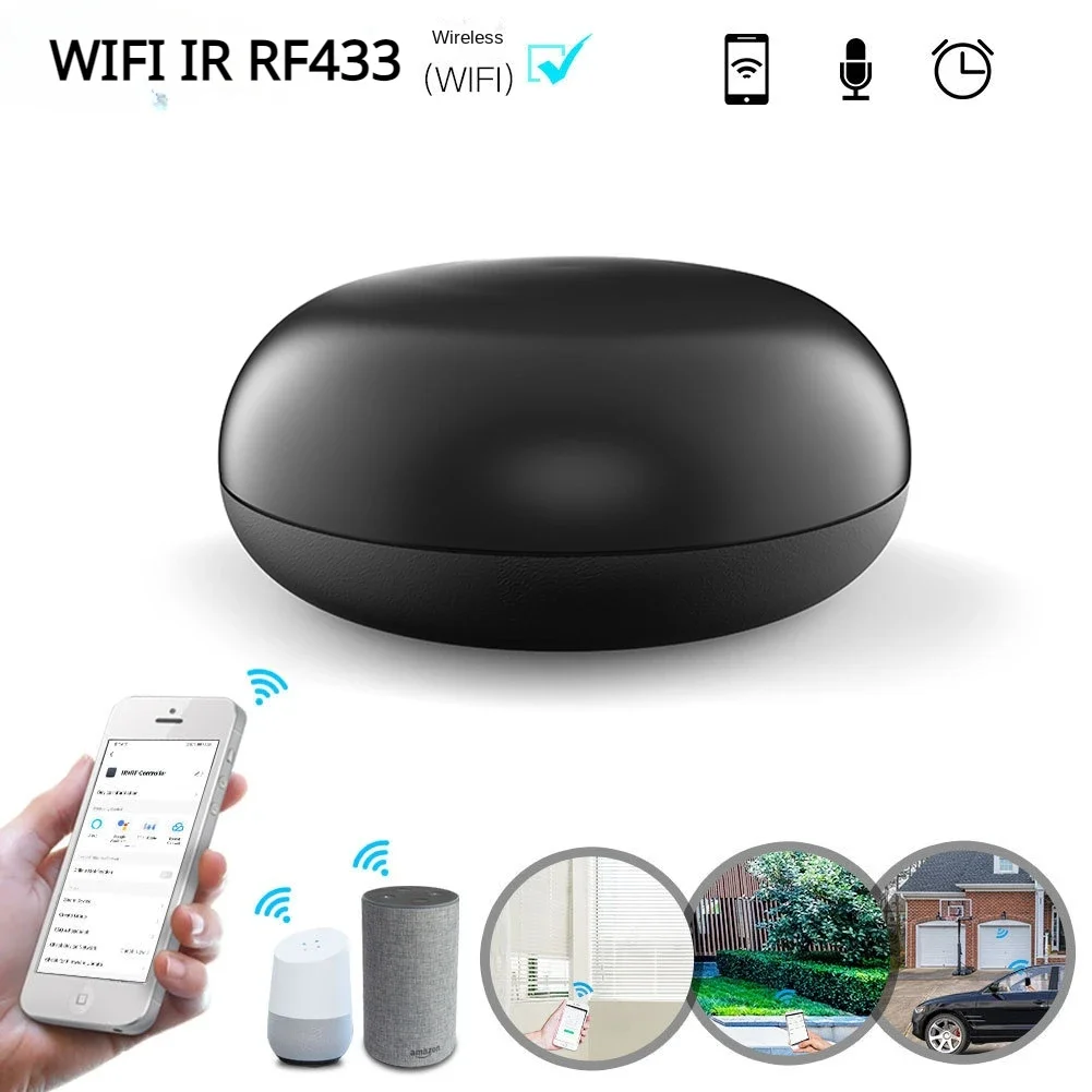 Universal infrared radio frequency 433 infrared remote control wireless remote voice control wifi smart remote control