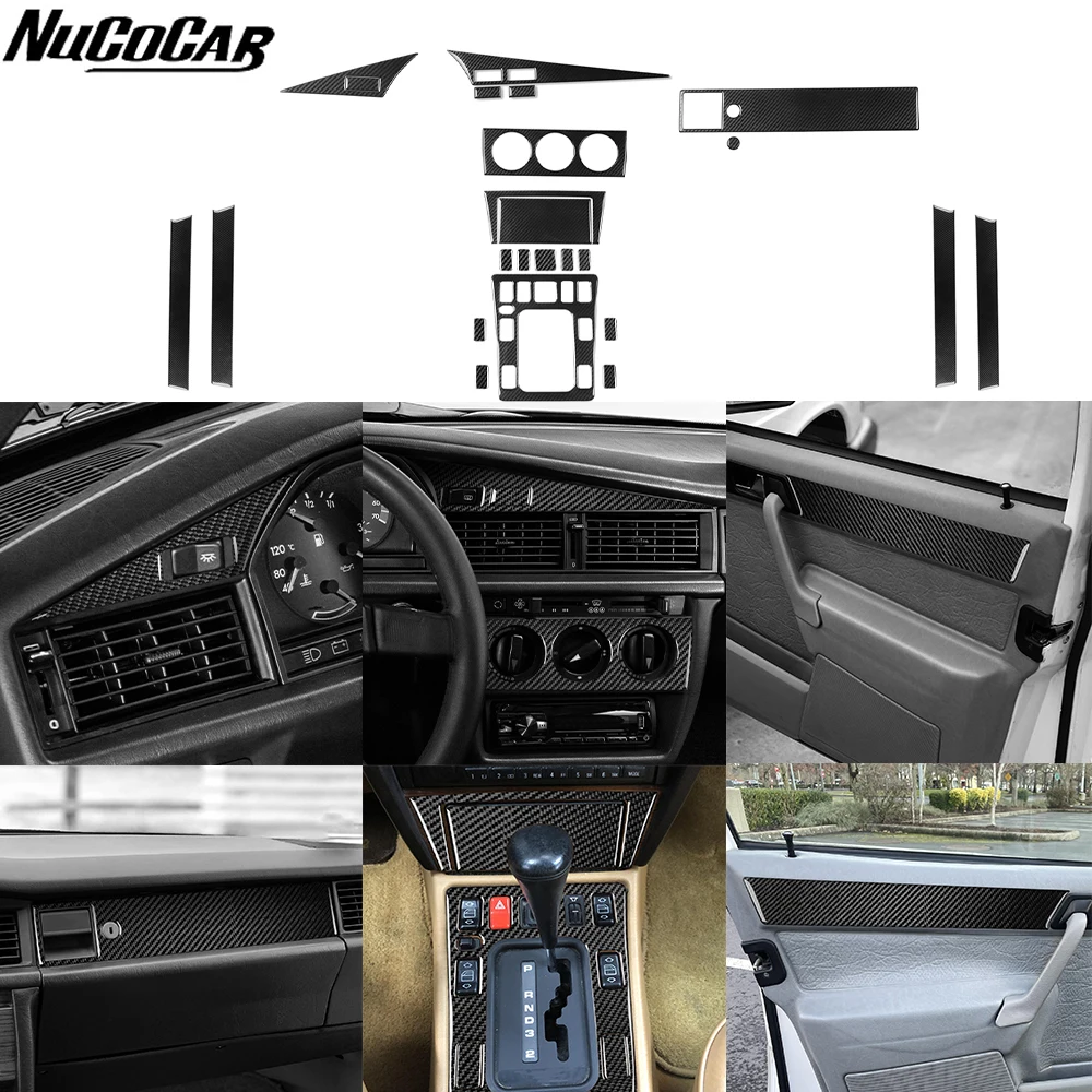 For For Mercedes-Benz W201 190/190E 1982-1993 Carbon Fiber Center Air Vent AC Shift Door Panel Car Accessories Decorative Stickers - Aliexpress Deal