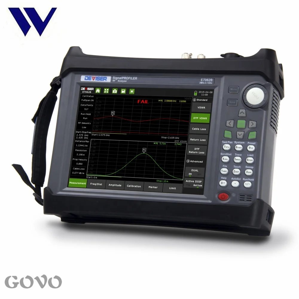 

Brand New 8.4 inch screen DEVISER SignalPROFILER E7062B 9kHz~6GHz Spectrum Analyzer 2MHz~6GHz Cable & Antenna Analyzer