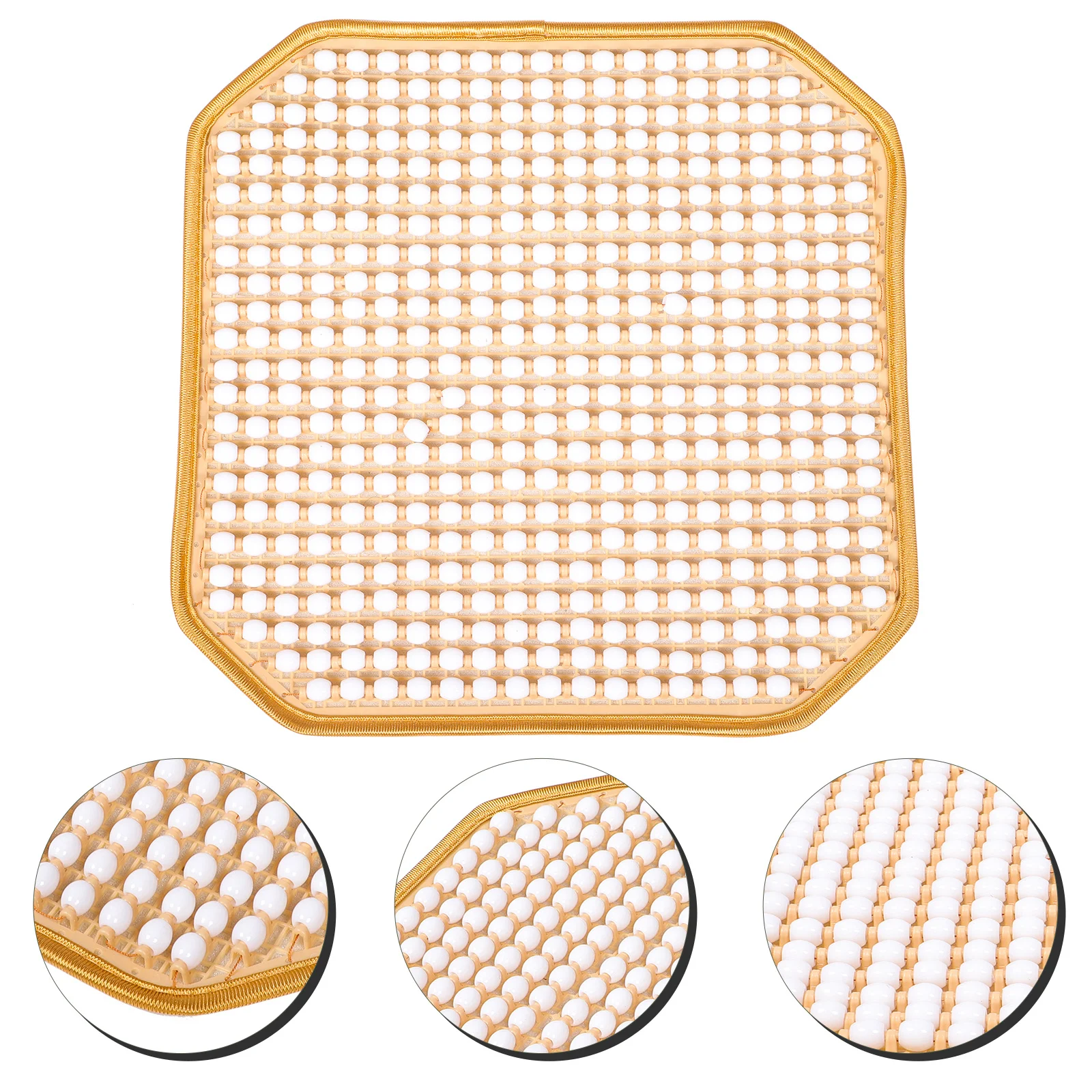 

Ceramic Chair Cushion Cooling Office Seat Pad Chair Summer Cushion Multi-Purpose Seat Pad Home Accessory