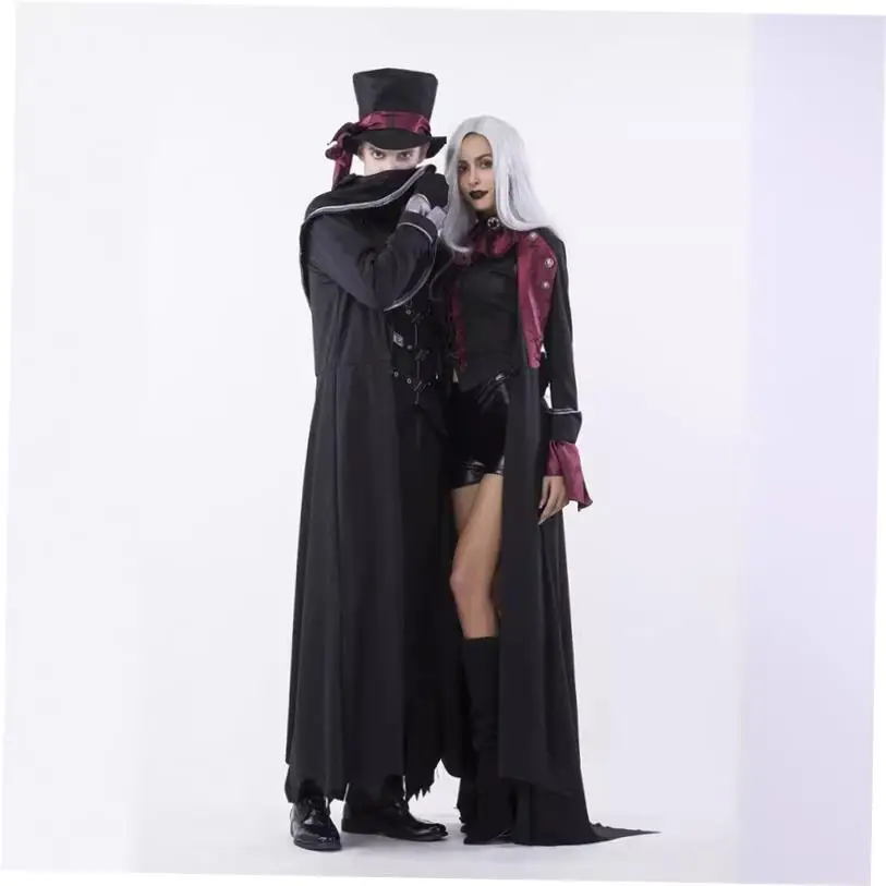 Halloween Cosplay Paar Kostüm Rollenspiel Männer Frauen Kleidung Elastisches Spandex Material Chinesischer Hersteller