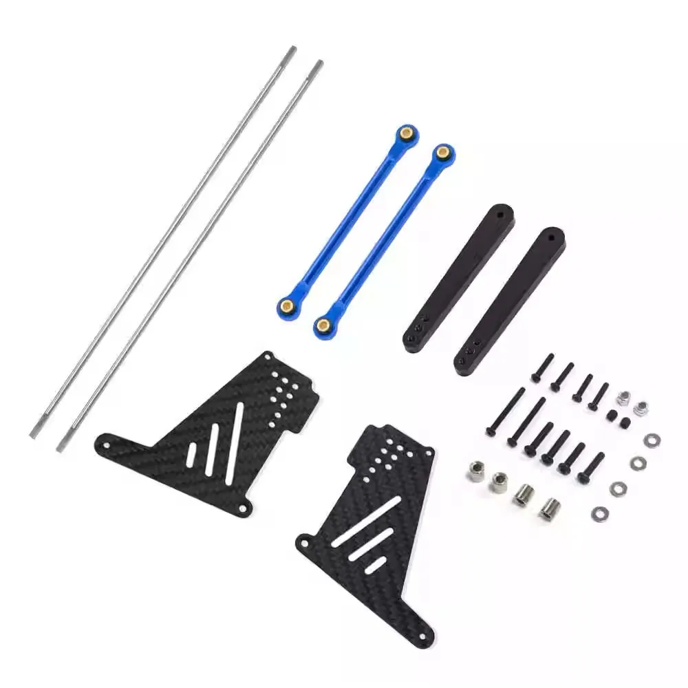 Barra anti-rolamento atualizada de metal, adequada para losi baja rey 2.0 raptor, barra traseira anti-rolamento, instalação de peças de modificação de tirante reforçado