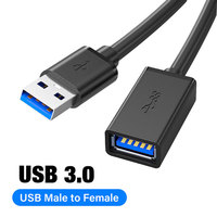 USB Extension Cable USB 3.0 Cable Male to Female Extender Cord for Smart TV PS4 PS3 Xbox One SSD Laptop Extension Cable 1m 5m