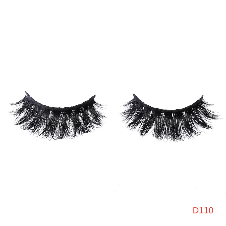 CoCo Wholesale 10 Pairs 3D Real Mink Eyelashes No Box Natural/Long False Lashes Soft Dramatic Eyelash Beauty Make Up Tools